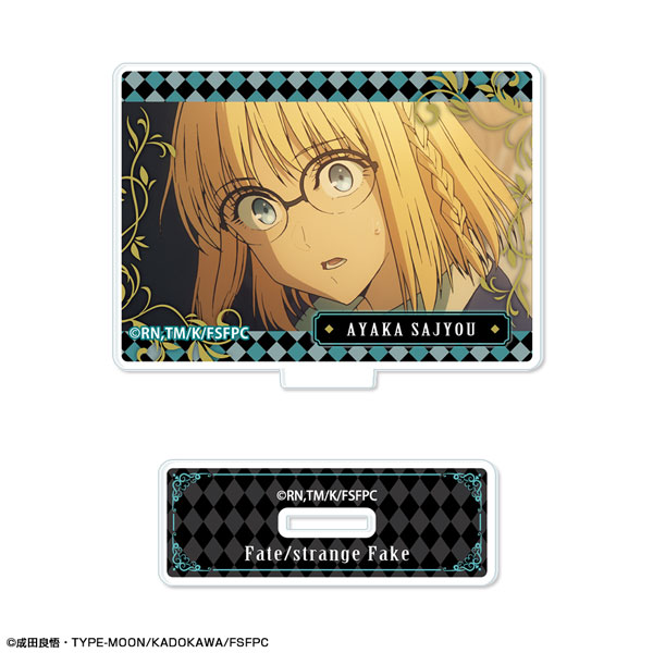 License Agent TV Anime "Fate/strange Fake" Mini Acrylic Stand Design 02 (Ayaka Sajo /B) imagen 1
