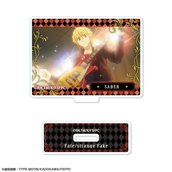 License Agent TV Anime "Fate/strange Fake" Mini Acrylic Stand Design 04 (Saber /B)