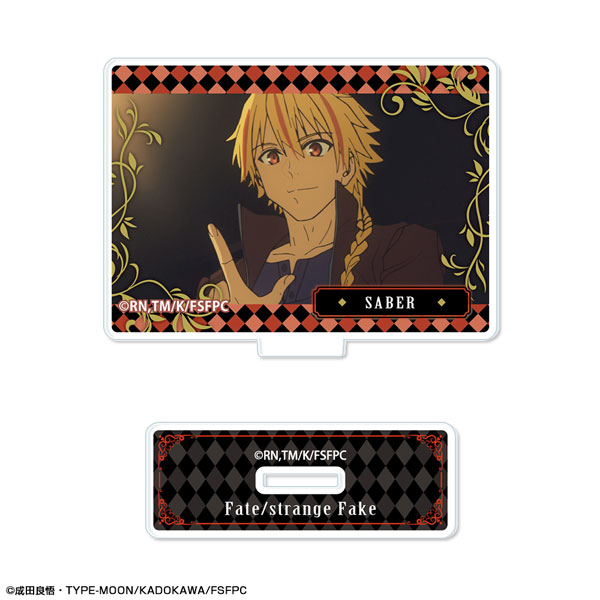 License Agent TV Anime "Fate/strange Fake" Mini Acrylic Stand Design 05 (Saber /C)