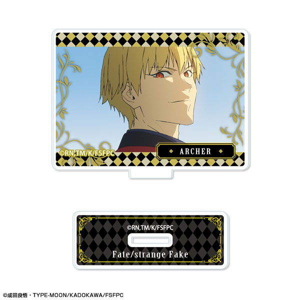 License Agent TV Anime "Fate/strange Fake" Mini Acrylic Stand Design 08 (Archer /A) imagen 1