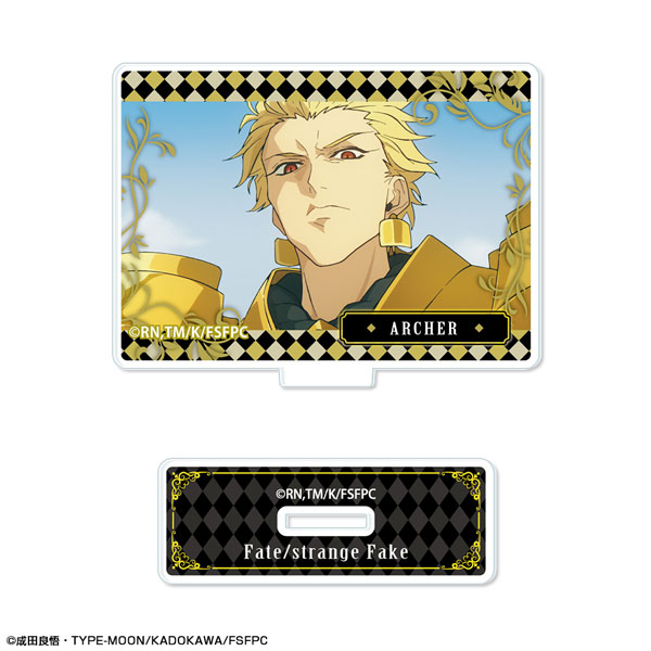 License Agent TV Anime "Fate/strange Fake" Mini Acrylic Stand Design 09 (Archer /B)