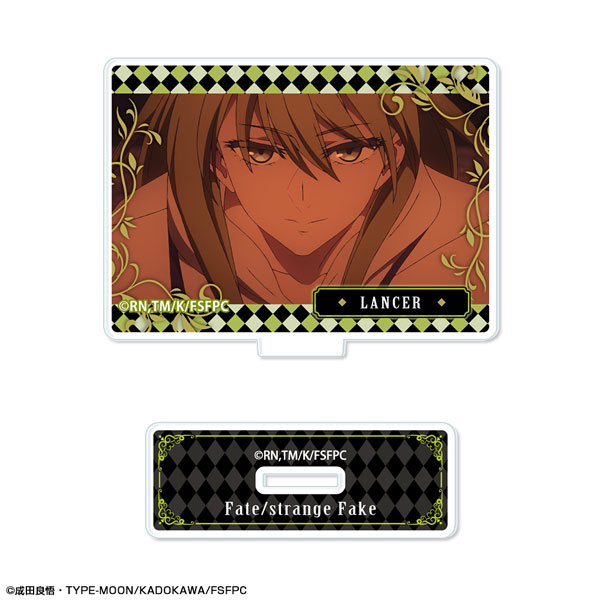 License Agent TV Anime "Fate/strange Fake" Mini Acrylic Stand Design 13 (Lancer /C)