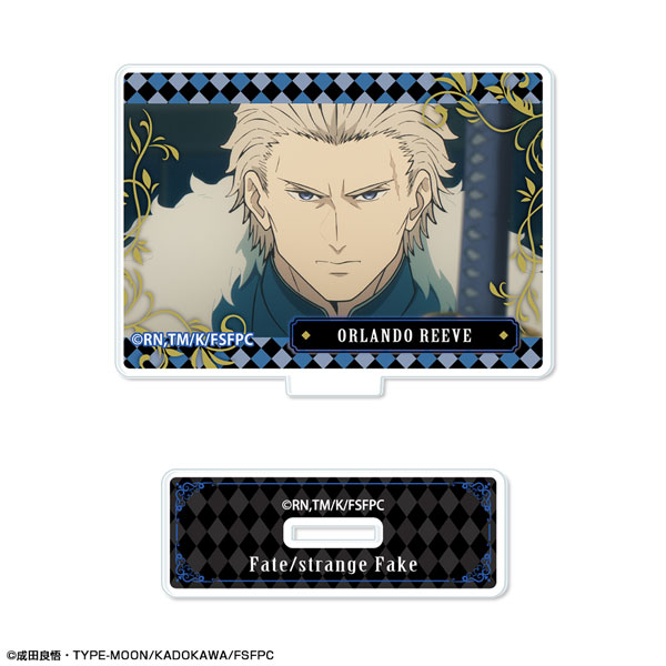 License Agent TV Anime "Fate/strange Fake" Mini Acrylic Stand Design 14 (Orlando Reeve) imagen 1