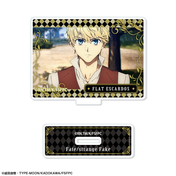 License Agent TV Anime "Fate/strange Fake" Mini Acrylic Stand Design 15 (Flat Escardos)