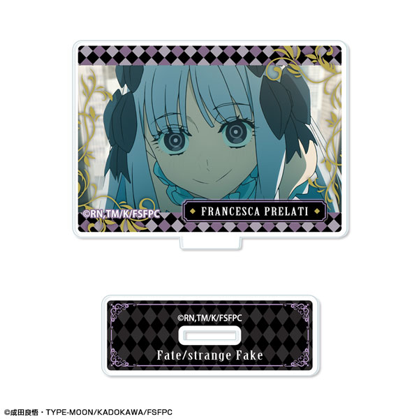 License Agent TV Anime "Fate/strange Fake" Mini Acrylic Stand Design 16 (Francesca Prelati /A)