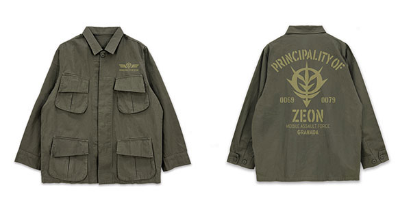 COSPA Mobile Suit Gundam Zeon Army Fatigue Jacket Ver2.0 /MOSS-XL gambar 1
