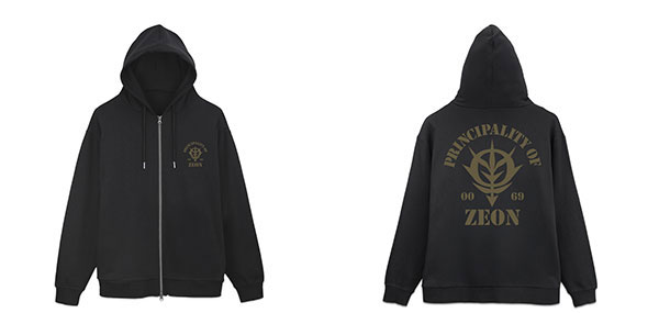 COSPA Mobile Suit Gundam Zeon Army Zip Hoodie Ver3.0 /BLACK-XXL Bild 1