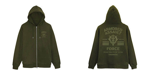COSPA Mobile Suit Gundam Principality of Zeon Mobility Assault Force Zip Hoodie /MOSS-XL hình ảnh 1