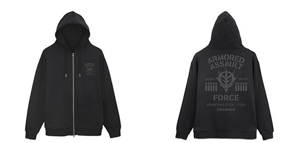 COSPA Mobile Suit Gundam Principality of Zeon Mobility Assault Force Zip Hoodie /BLACK-XL Bild 1