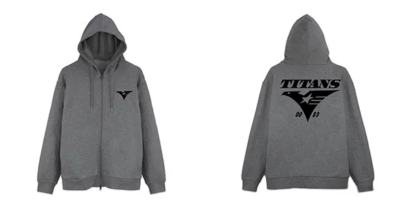 COSPA Mobile Suit Zeta Gundam Titans Zip Hoodie Ver2.0 /MIX GRAY-M รูปภาพ 1