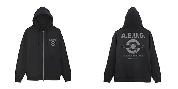 COSPA Mobile Suit Zeta Gundam A.E.U.G Zip Hoodie /BLACK-XL รูปภาพ 1