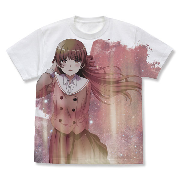COSPA TV Anime "Osananajimi to wa Romcom ni Naranai" Akari Hiodoshi Full Graphic T-shirt /WHITE-XL รูปภาพ 1
