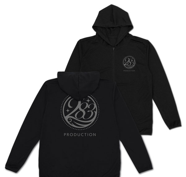 COSPA THE IDOLM@STER SHINY COLORS 283 Production Thin Dry Hoodie /BLACK-XXL รูปภาพ 1