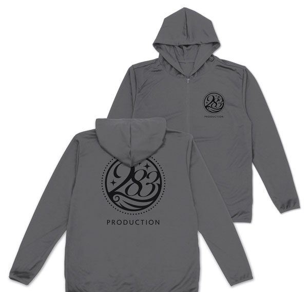 COSPA THE IDOLM@STER SHINY COLORS 283 Production Thin Dry Hoodie /GRAY-L รูปภาพ 1