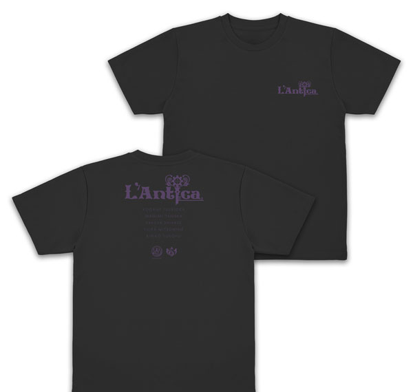 COSPA THE IDOLM@STER SHINY COLORS 283 Production L'Antica Dry T-shirt /BLACK-S รูปภาพ 1