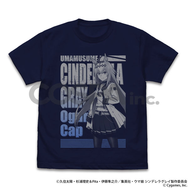 COSPA Anime "Uma Musume Cinderella Gray" Oguri Cap T-shirt /NAVY-S hình ảnh 1