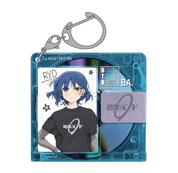 COSPA Anime "BOCCHI THE ROCK!" Ryo Yamada Disc Style Acrylic Multipurpose Keychain รูปภาพ 1