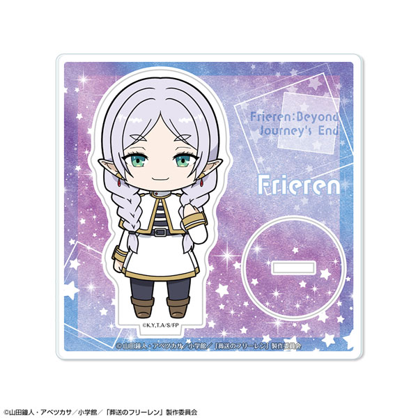 License Agent TV Anime "Frieren: Beyond Journey's End" Chibi Chara Acrylic Stand Ver.2 Design 01 (Frieren /A) Bild 1