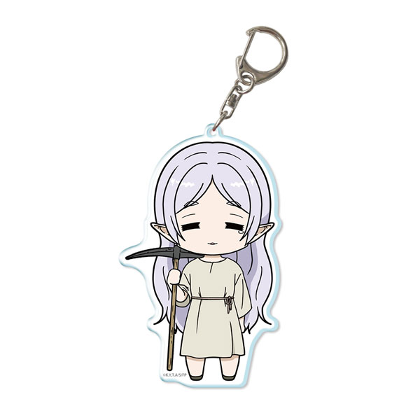 License Agent TV Anime "Frieren: Beyond Journey's End" Big Acrylic Keychain Ver.3 Design 02 (Frieren /B) รูปภาพ 1