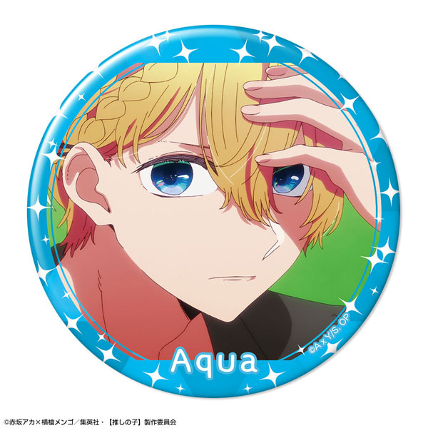 License Agent TV Anime [Oshi no Ko] Tin Badge Ver.5 Design 01 (Aqua)