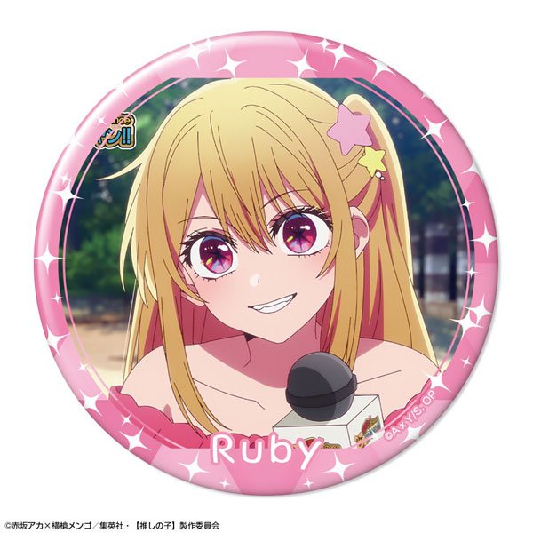 License Agent TV Anime [Oshi no Ko] Tin Badge Ver.5 Design 02 (Ruby /A)