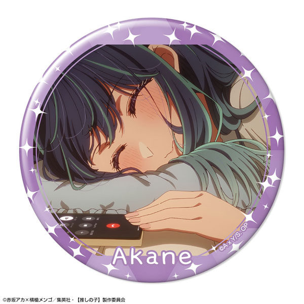 License Agent TV Anime [Oshi no Ko] Tin Badge Ver.5 Design 09 (Akane Kurokawa /A)