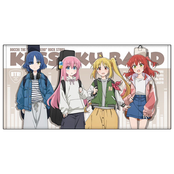 COSPA アニメ「ぼっち・ざ・ろっく!」結束バンド 120cm ビッグタオル ストリートファッションVer.