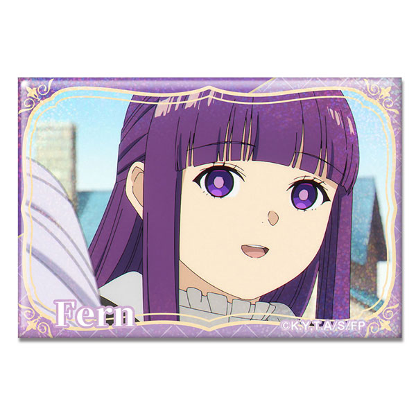 License Agent TV Anime "Frieren: Beyond Journey's End" Hologram Tin Badge Ver.3 Design 15 (Fern /E) รูปภาพ 1