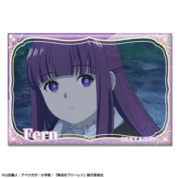 License Agent TV Anime "Frieren: Beyond Journey's End" Hologram Tin Badge Ver.3 Design 16 (Fern /F) รูปภาพ 1