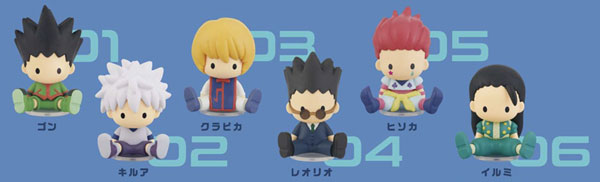 RE-MENT petadoll 헌터×헌터 헌터시험편 6팩 BOX 이미지 1