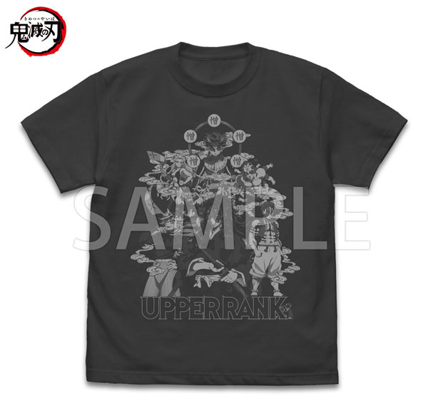 COSPA Anime "Demon Slayer: Kimetsu no Yaiba" Upper Rank Demon T-shirt /SUMI-XL รูปภาพ 1
