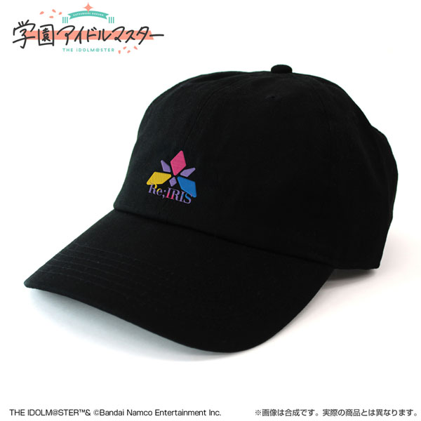 COSPA 学園アイドルマスター Re;IRIS 刺繍ローキャップ /BLACK 画像 1