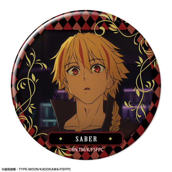License Agent TV Anime "Fate/strange Fake" Tin Badge Design 04 (Saber /B)