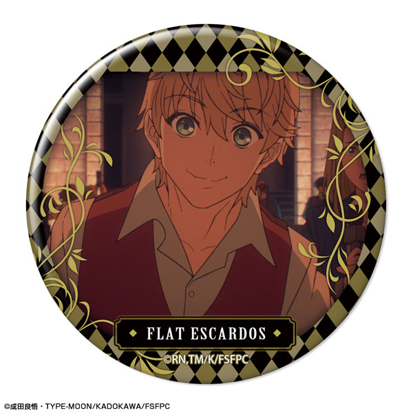 License Agent TV Anime "Fate/strange Fake" Tin Badge Design 15 (Flat Escardos /B)