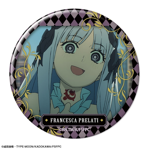 License Agent TV Anime "Fate/strange Fake" Tin Badge Design 19 (Francesca Prelati /B)