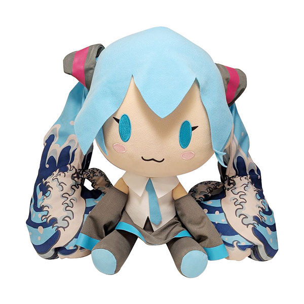 Presence Hatsune Miku x Katsushika Hokusai Plush Wave