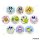 PLEX Tamagotchi Welcome Burger Tin Badge Collection 10Pack BOX รูปภาพ 2