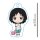 Azu Maker Takopi's Original Sin Acrylic Keyring Shizuka Kuze Chibi ver. Bild 2