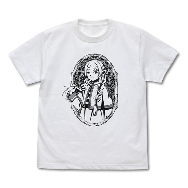 COSPA Frieren: Beyond Journey's End Braids Frieren T-shirt /WHITE-M