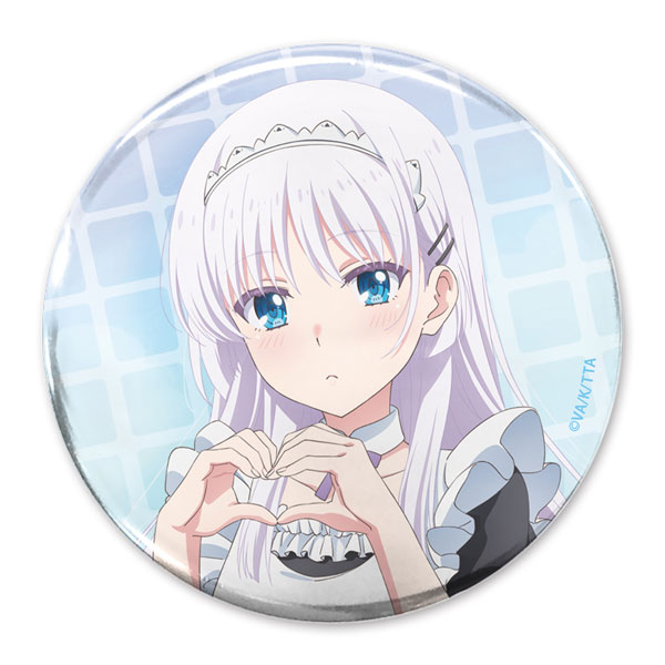 COSPA TV Anime "Summer Pockets" New Illustration Shiroha Naruse 65mm Tin Badge Attentive Maid Ver. 图片 1