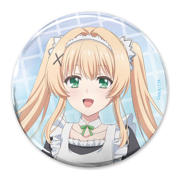 COSPA TV Anime "Summer Pockets" New Illustration Tsumugi Wenders 65mm Tin Badge Attentive Maid Ver.