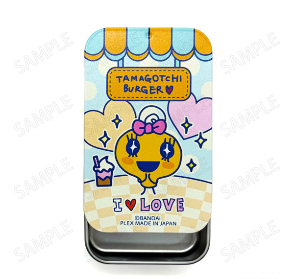 PLEX Tamagotchi Welcome Burger Slide Tin Case B: Memetchi รูปภาพ 1