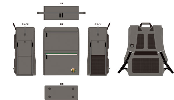 AnotherAngle Girls und Panzer das Finale Backpack TYPE: Anzio High School 圖片 1