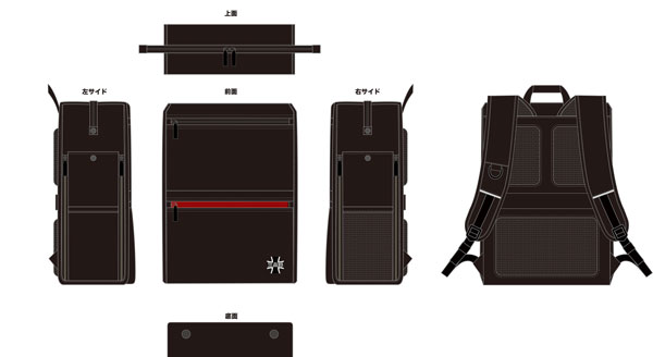 AnotherAngle Girls und Panzer das Finale Backpack TYPE: Kuromorimine Girls High School รูปภาพ 1
