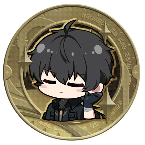 KURO GAMES [Exclusive Sale] Wuthering Waves Resonator Themed Metal Medal Male Rover