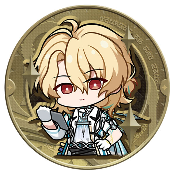 KURO GAMES [Exclusive Sale] Wuthering Waves Resonator Themed Metal Medal Luuk Herssen