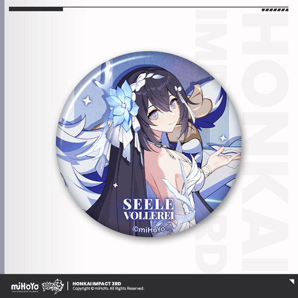 miHoYo Honkai Impact 3rd Standing Design Series Tin Badge Seele