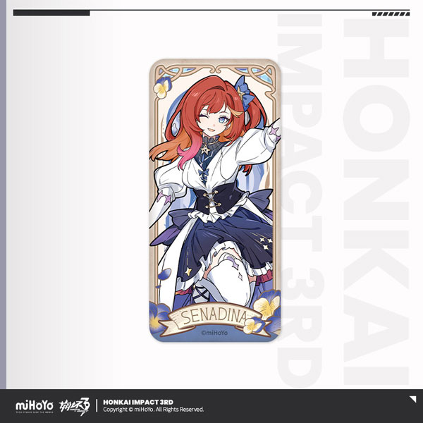 miHoYo Honkai Impact 3rd Ye Zhan Fang Hua Series Tin Badge Senadina