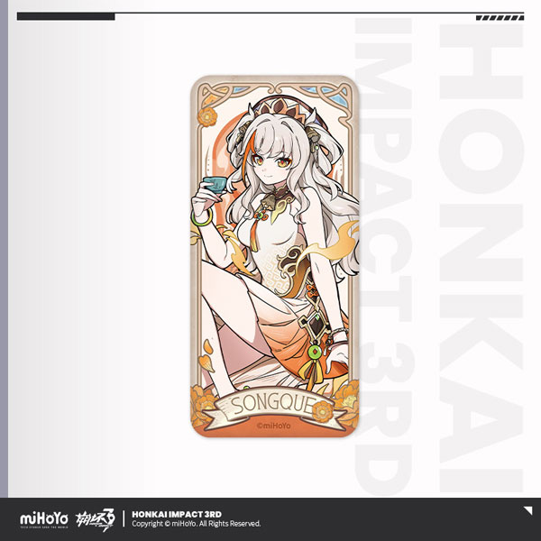 miHoYo Honkai Impact 3rd Ye Zhan Fang Hua Series Tin Badge Songque