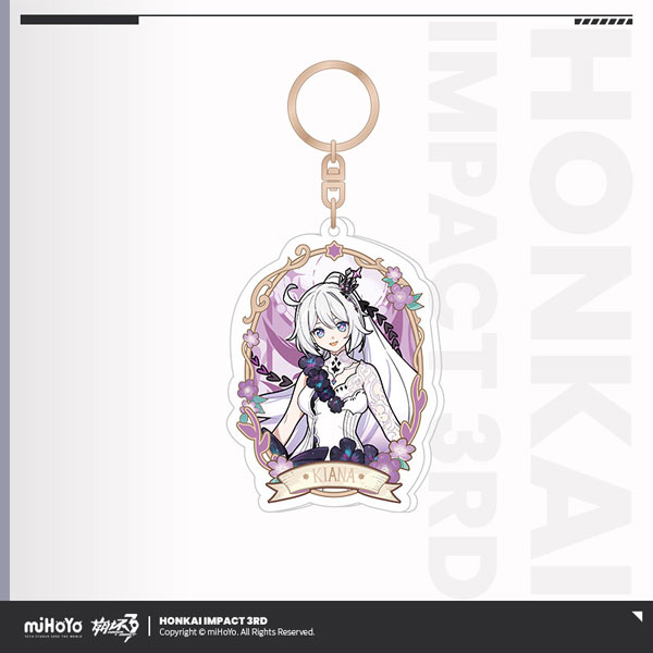 miHoYo Honkai Impact 3rd Ye Zhan Fang Hua Series Window Style Acrylic Strap Kiana